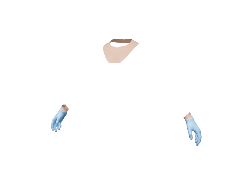 Blue Surgical Gloves