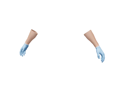 Blue Surgical Gloves