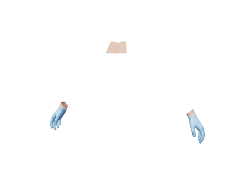 Blue Surgical Gloves