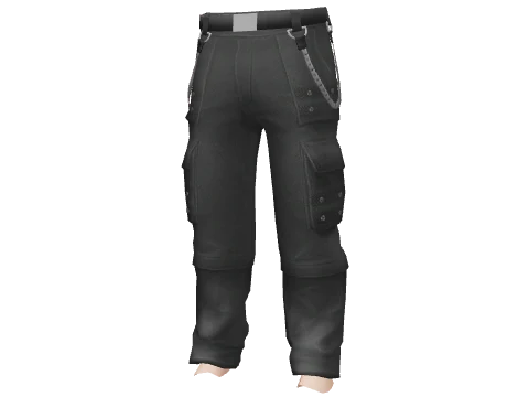 Black Chain Pants