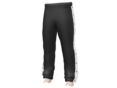 Black Snap Joggers