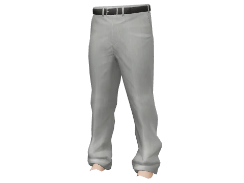 Gray Scruffy Suit Pants