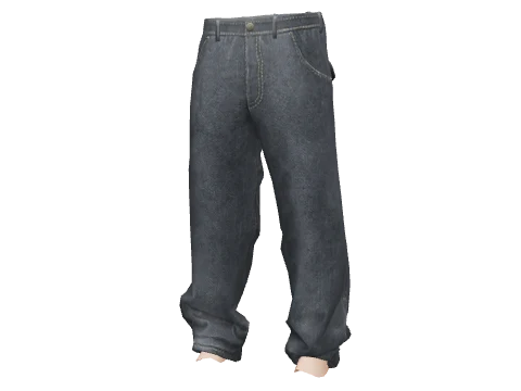 Blue Loose Jeans