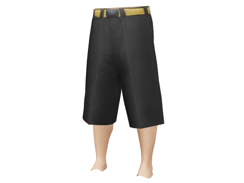 Black Work Shorts