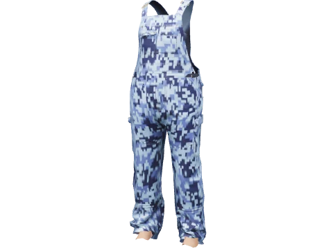 Blue Digital Overalls