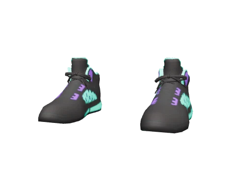 Cyan Güffy Hi Top Sneakers