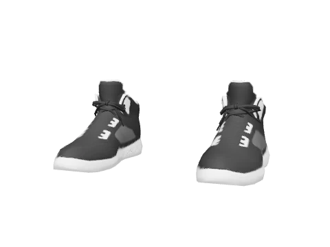 Black Hi Top 69 Sneakers