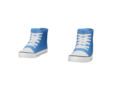 Sky Blue Canvas Shoes