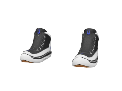 Black Hi Top Sneakers