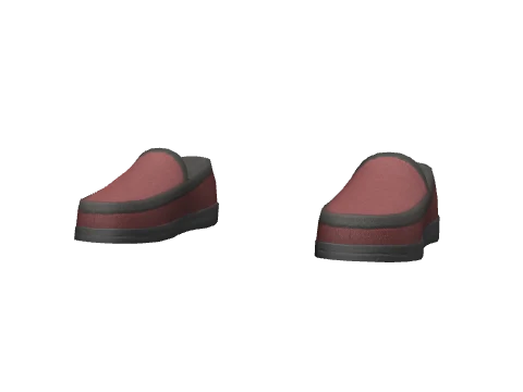 Red Suede Loafers