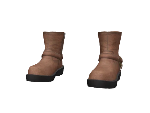 Tan Harness Boots