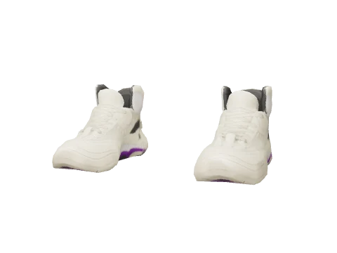 Purple Flash Retro Runners