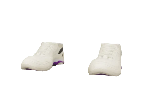 Purple Flash Retro Runners