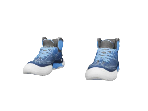 Blue Retro Sneakers
