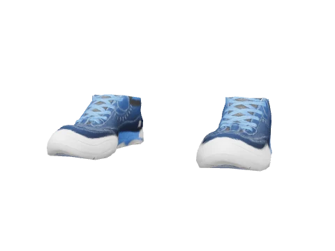 Blue Retro Sneakers