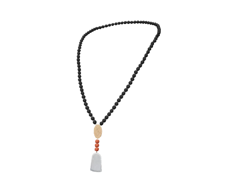 Black Bead Necklace