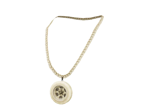 Gold Rim Necklace