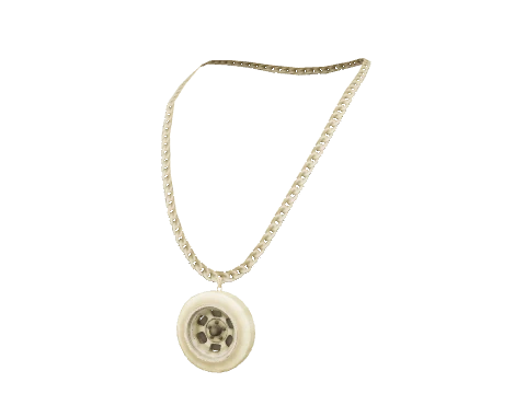 Gold Rim Necklace