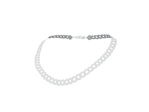 Silver Thick Curb Chain