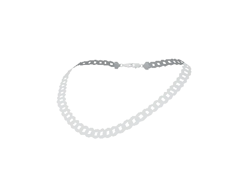 Silver Thick Curb Chain