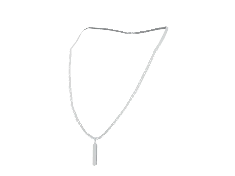 Silver Bar Pendant