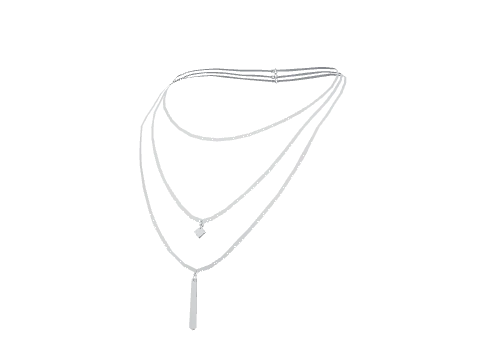 Silver Layered Necklace