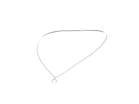 Silver Moon Necklace