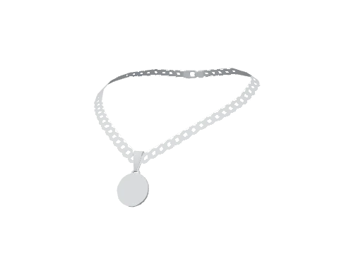 Thick Silver Necklace