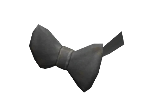 Black Loose Bowtie