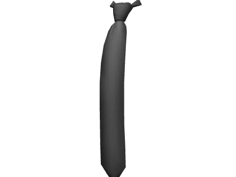 Charcoal Straight Tie