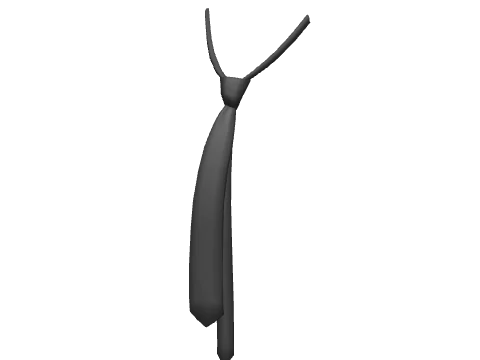 Charcoal Slack Tie