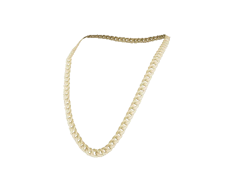 Gold Diamond Curb Chain