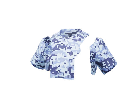 Blue Digital T-Shirt