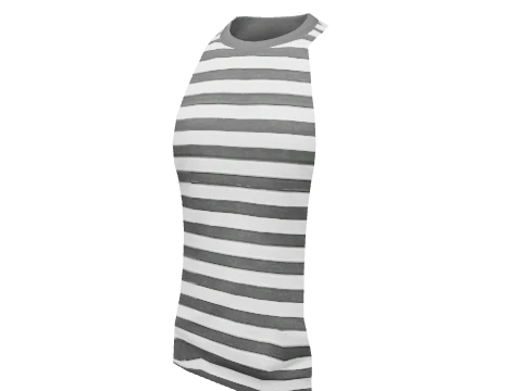 Gray Striped T-Shirt