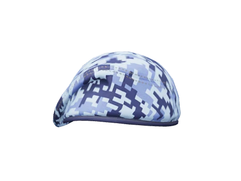 Blue Digital Beret