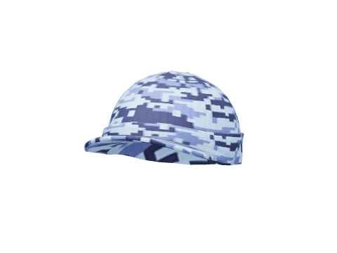 Blue Digital Beanie Cap