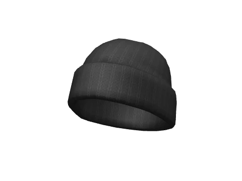 Black Wool Beanie