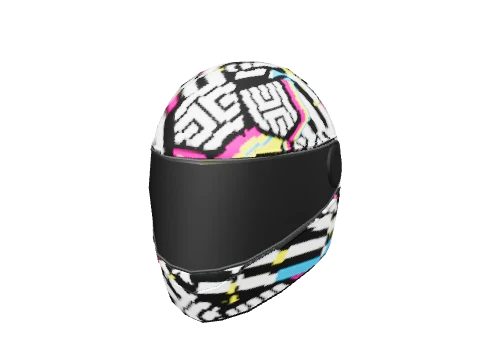 CMYK Glitch HSW Helmet