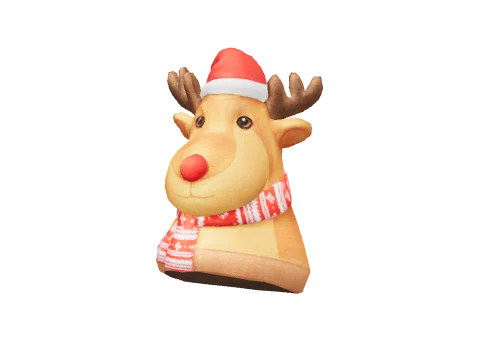 Brown Festive Reindeer Hat