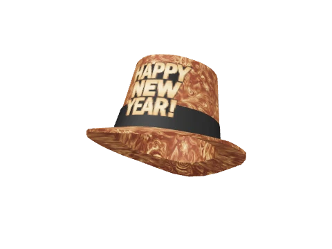 Bronze New Year's Hat