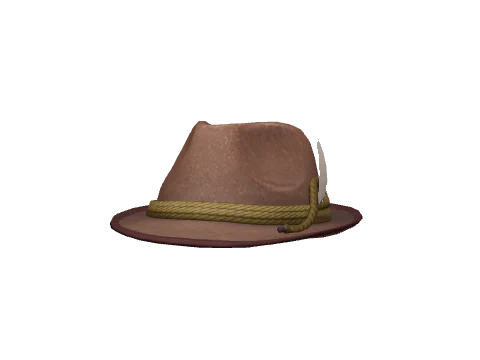 Brown Alpine Hat