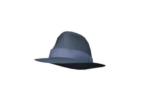 Navy Suit Fedora
