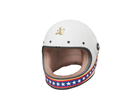 White JC Helmet