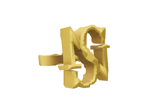 Gold SN Stud (L)