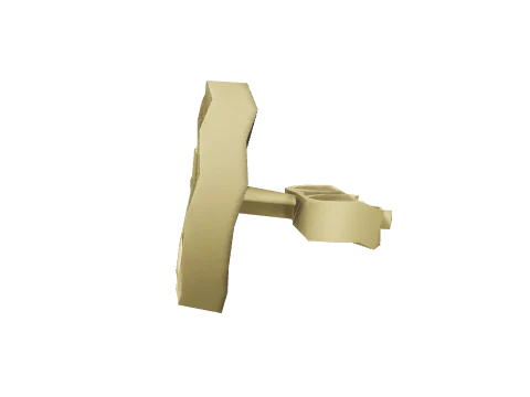 Gold Circle Stud (R)