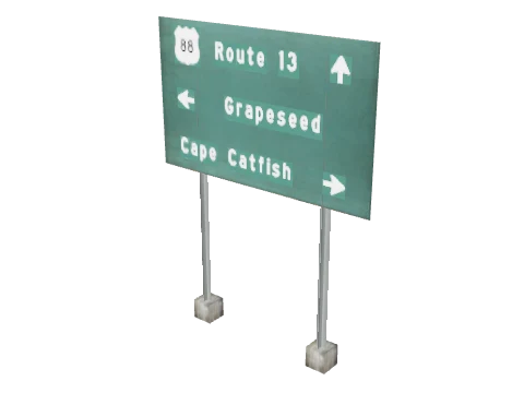 cs2_roads_sign_02_lod, a GTA V map model