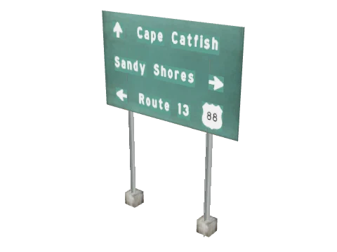 cs2_roads_sign_14_lod, a GTA V map model
