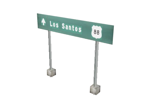 cs2_roads_sign_15_lod, a GTA V map model