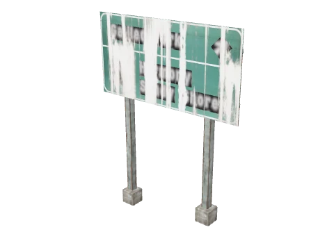 cs6_roads_sign_13, a GTA V map model