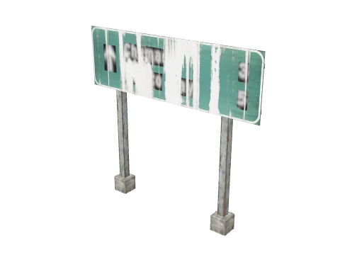 cs6_roads_sign_15, a GTA V map model